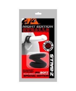 Oxballs Z-Balls Zig-Zag Cockring / Ballstretcher Special Edition Night