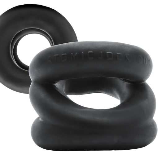 Oxballs Z-Balls Zig-Zag Cockring / Ballstretcher Special Edition Night - Image 4