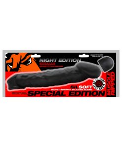 Oxballs Muscle Ripped Inner Ribbed Velvet-Smooth Cocksheath Special Edition Night