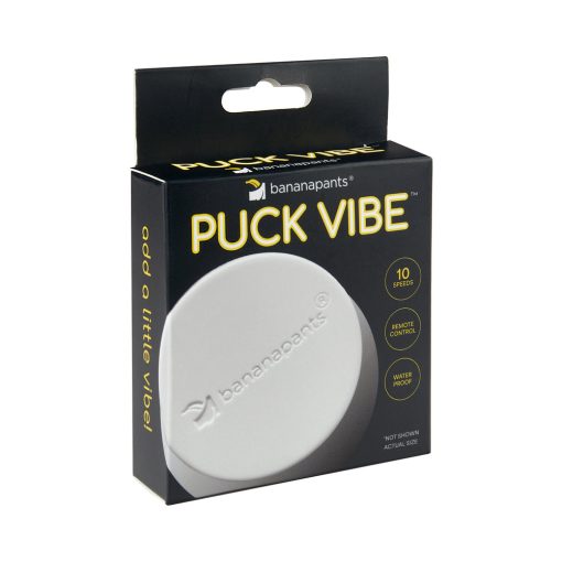 Banana Pants Remote Controlled Mini Vibrator Puck Vibe White