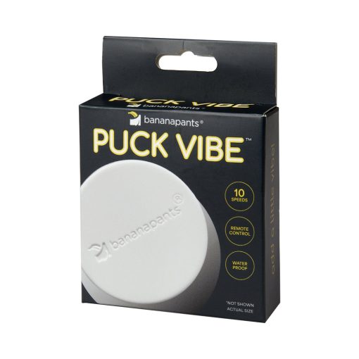 Banana Pants Remote Controlled Mini Vibrator Puck Vibe White - Image 8
