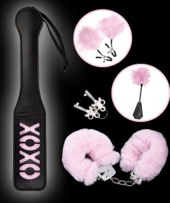 Bondage By Nasstoys Naughty In Pink Black/Pink