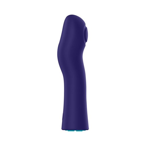 Femmefunn Hana Silicone Bullet Vibrator Thumping Waterproof Dark Purple - Image 2