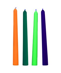 Master Series Glow Wax Uv Blacklight Reactive Drip Candles Set Of 4