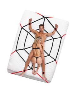 Lux Fetish Webbed Up Bedspreader Restraint System