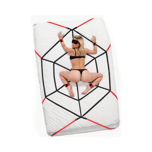 Lux Fetish Webbed Up Bedspreader Restraint System - Image 10