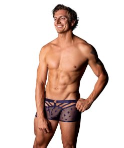 Male Power The Matchmaker Short With Ring Purple L