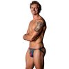 Male Power The Matchmaker Jock With Front Condom Pouch Rainbow S/M