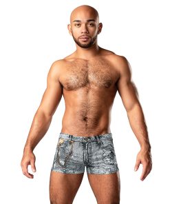 Male Power The Matchmaker Mini Short Denim Print S