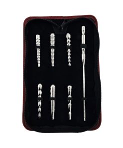 Rouge Stainless Steel Penis Plug Set 7Pc With Bag