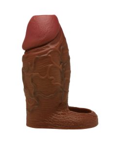 Jock Silicone Penis Extension Sleeve Dark