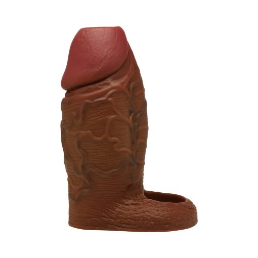 Jock Silicone Penis Extension Sleeve Dark - Image 5