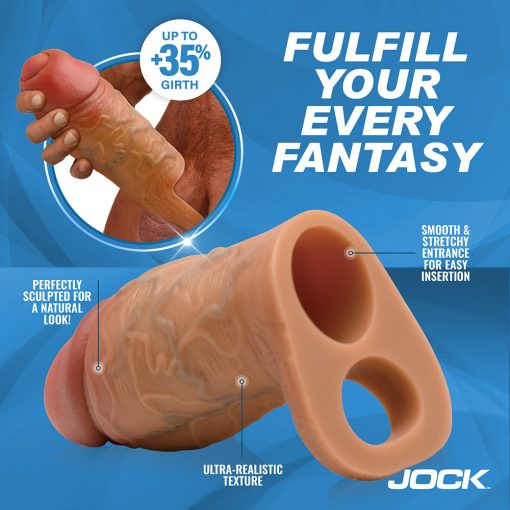 Jock Silicone Penis Extension Sleeve Medium - Image 9