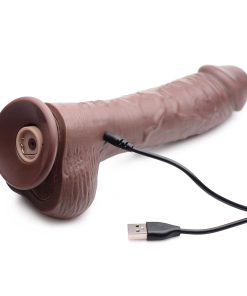 Loadz 8.5 In. Squirting Dildo Dark