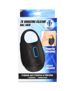 Trinity Men 7X Vibrating Ball Stretcher – Silicone Ball Vibe for Men, Waterproof and Rechargeable