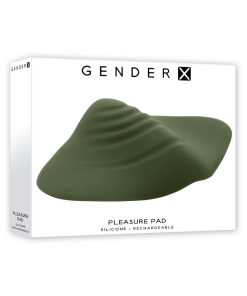 Gender X Pleasure Pad Rechargeable Grinding Pad & Stroker Silicone Green