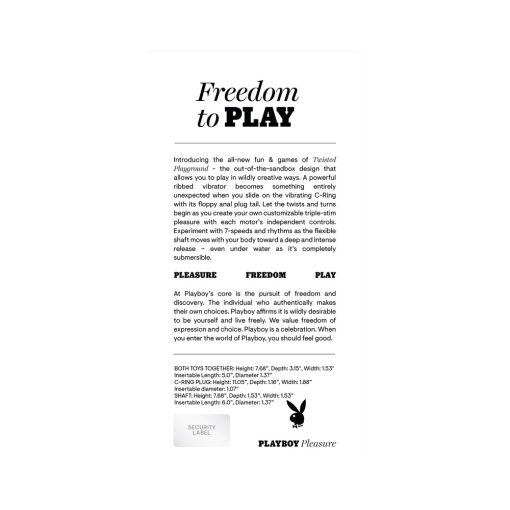Playboy Twisted Playground Rechargeable Triple Stimulator Vibe Silicone Purple Acai - Image 11