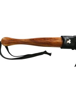 Rouge Fetish Play Vegan Wooden Handle Flogger Black