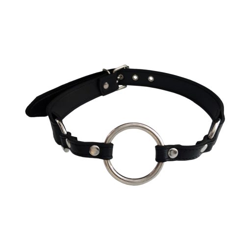 Rouge Fetish Play Vegan O-Ring Gag Black - Image 2