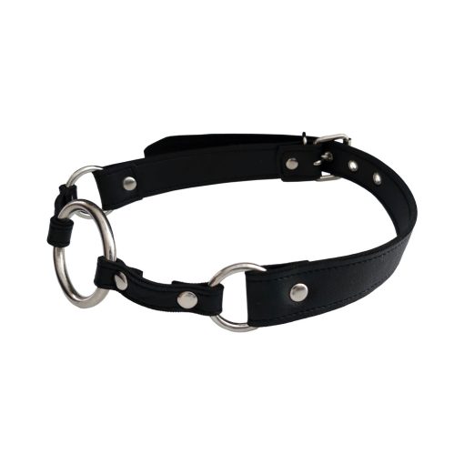 Rouge Fetish Play Vegan O-Ring Gag Black - Image 3