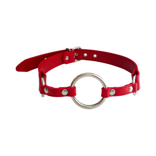 Rouge Fetish Play Vegan O-Ring Gag Red - Image 2