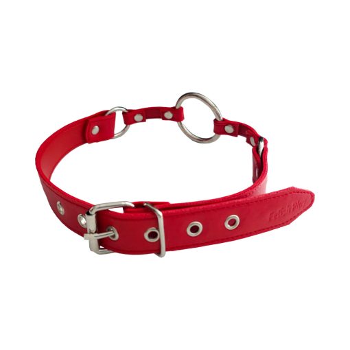 Rouge Fetish Play Vegan O-Ring Gag Red - Image 4