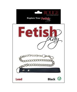 Rouge Fetish Play Vegan Leash Black