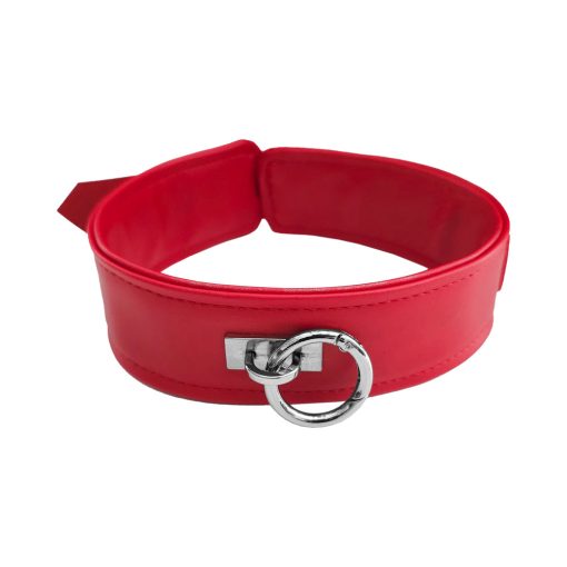 Rouge Fetish Play Vegan Collar Red - Image 2