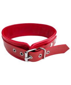 Rouge Fetish Play Vegan Collar Red