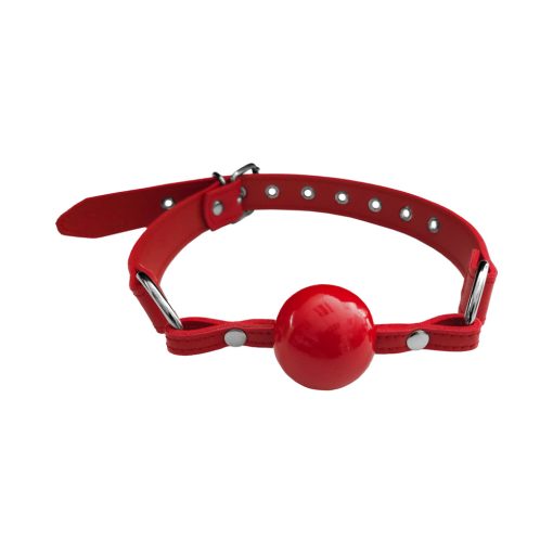 Rouge Fetish Play Vegan Ball Gag Red - Image 2