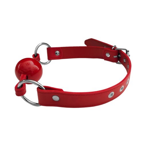 Rouge Fetish Play Vegan Ball Gag Red - Image 3