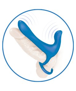 The Royale Ultimate Lover – Vibrating Penis Ring with Dual Motors, Blue