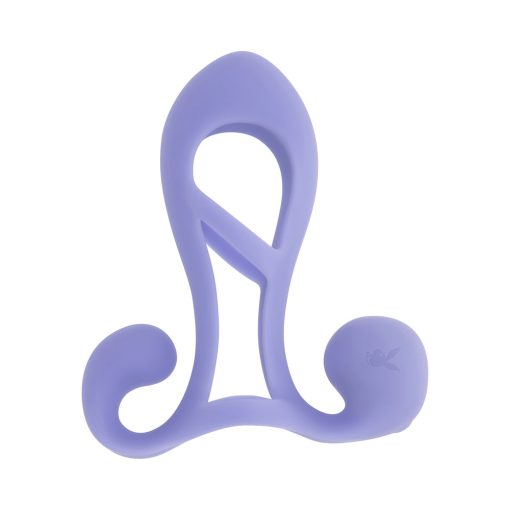 Playboy Fantasy Cage – Rechargeable Silicone Penis Extension Vibrator with Dual Motors - Image 2