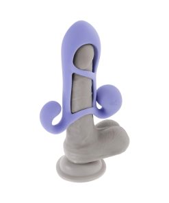 Playboy Fantasy Cage – Rechargeable Silicone Penis Extension Vibrator with Dual Motors