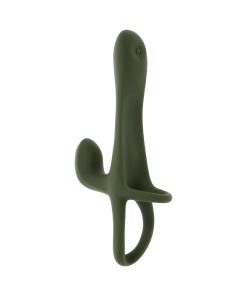 Zero Tolerance Vibrating Girth Enhancer – Strap-On Silicone Remote Control Toy