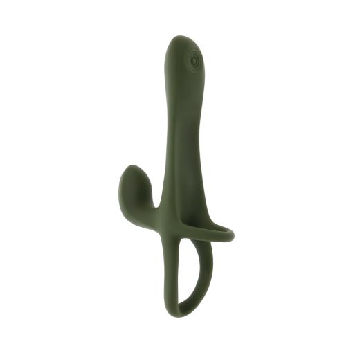 Zero Tolerance Strap Tap & Go  Rechargeable Vibrating Girth Enhancer Silicone Green - Image 4
