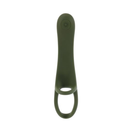 Zero Tolerance Strap Tap & Go  Rechargeable Vibrating Girth Enhancer Silicone Green - Image 5
