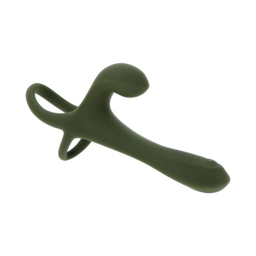 Zero Tolerance Strap Tap & Go  Rechargeable Vibrating Girth Enhancer Silicone Green - Image 8