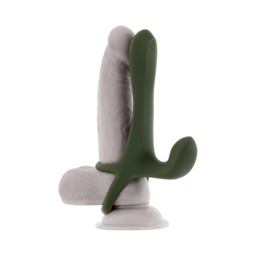 Zero Tolerance Strap Tap & Go  Rechargeable Vibrating Girth Enhancer Silicone Green - Image 10