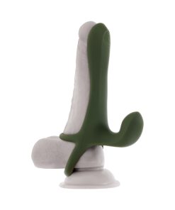 Zero Tolerance Vibrating Girth Enhancer – Strap-On Silicone Remote Control Toy