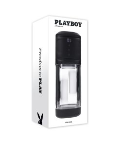 Playboy Side Piece Rechargeable Vibrating Warming Stroker