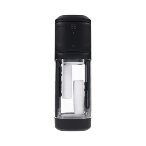 Playboy Side Piece Vibrating Warming Stroker Rechargeable Black - Image 2