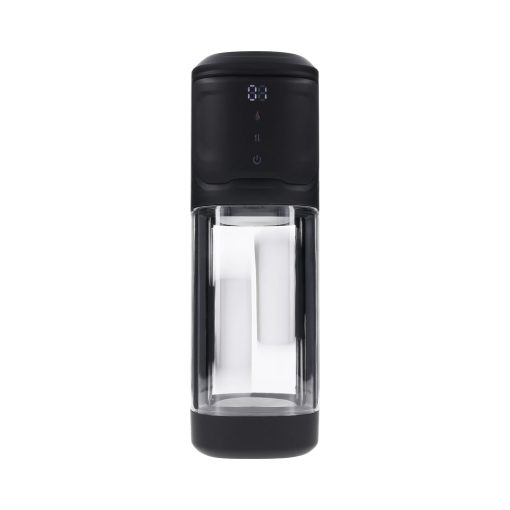 Playboy Side Piece Vibrating Warming Stroker Rechargeable Black - Image 4