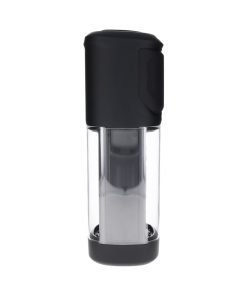 Playboy Side Piece Vibrating Warming Stroker Rechargeable Black