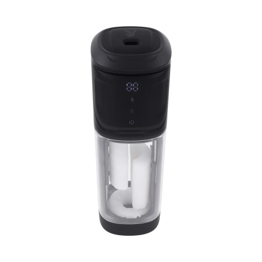 Playboy Side Piece Vibrating Warming Stroker Rechargeable Black - Image 8