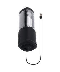 Playboy Side Piece Vibrating Warming Stroker Rechargeable Black