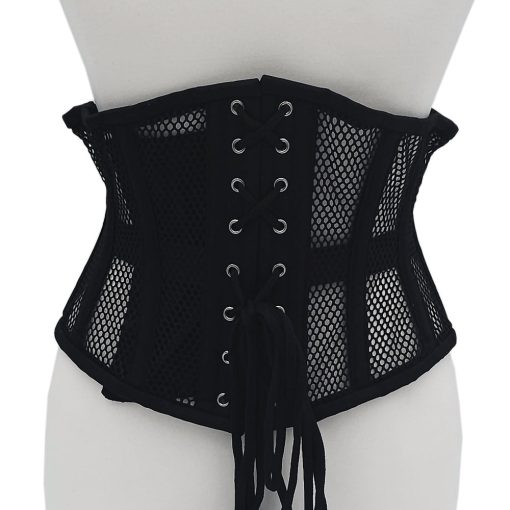 Rouge Mesh Corset Black L/Xl - Image 2