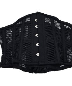 Rouge Mesh Corset Black 3Xl/4Xl