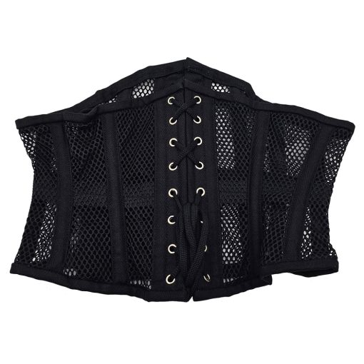 Rouge Mesh Corset Black 3Xl/4Xl - Image 4