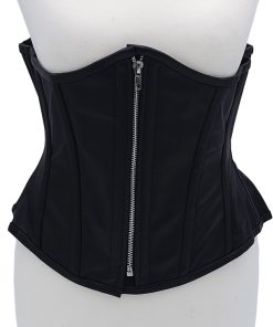 Rouge Leather Corset Black L/Xl